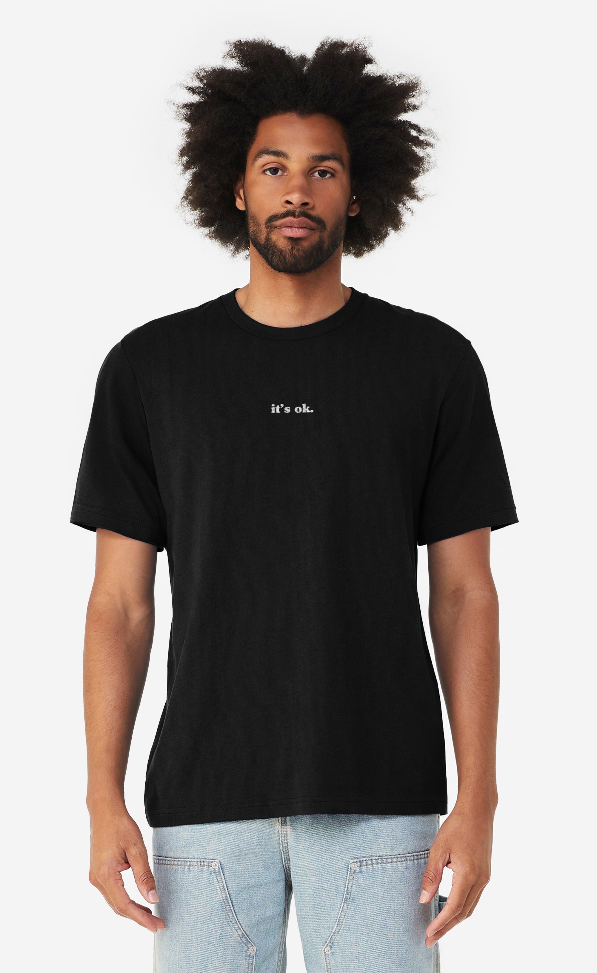 it's ok Unisex Heavy Cotton Tee