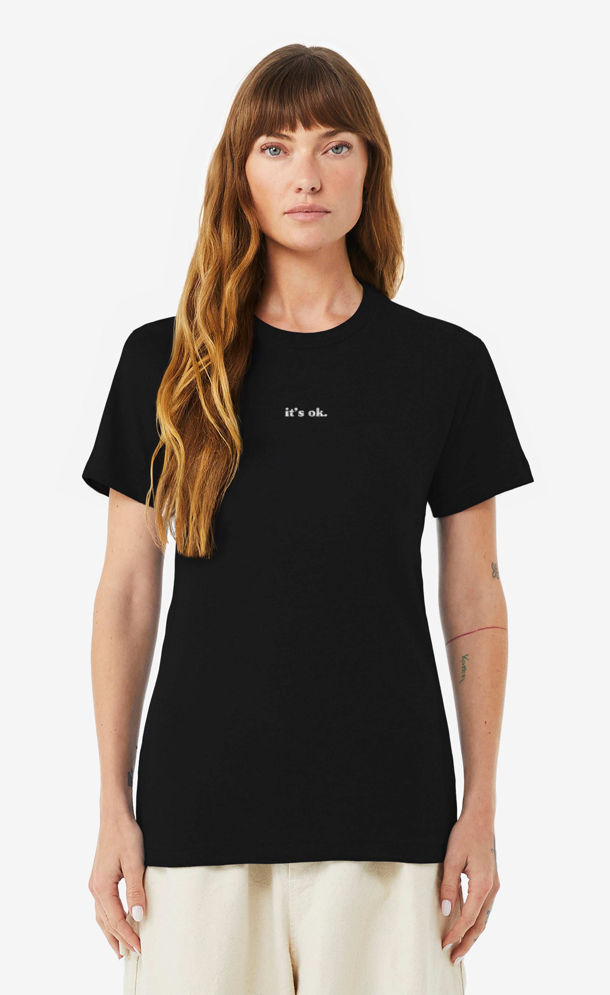 it's ok Unisex Heavy Cotton Tee