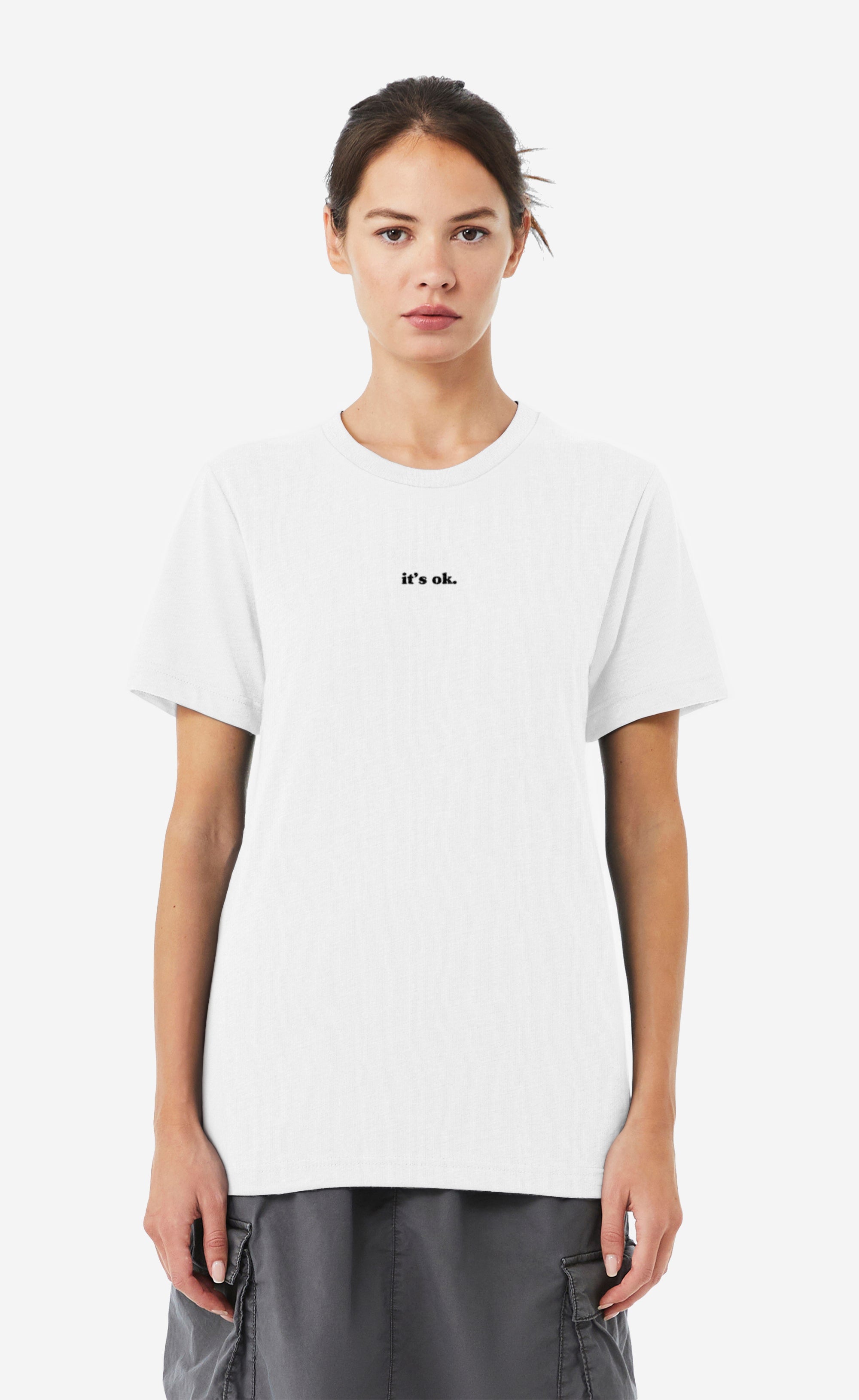 it's ok Unisex Heavy Cotton Tee