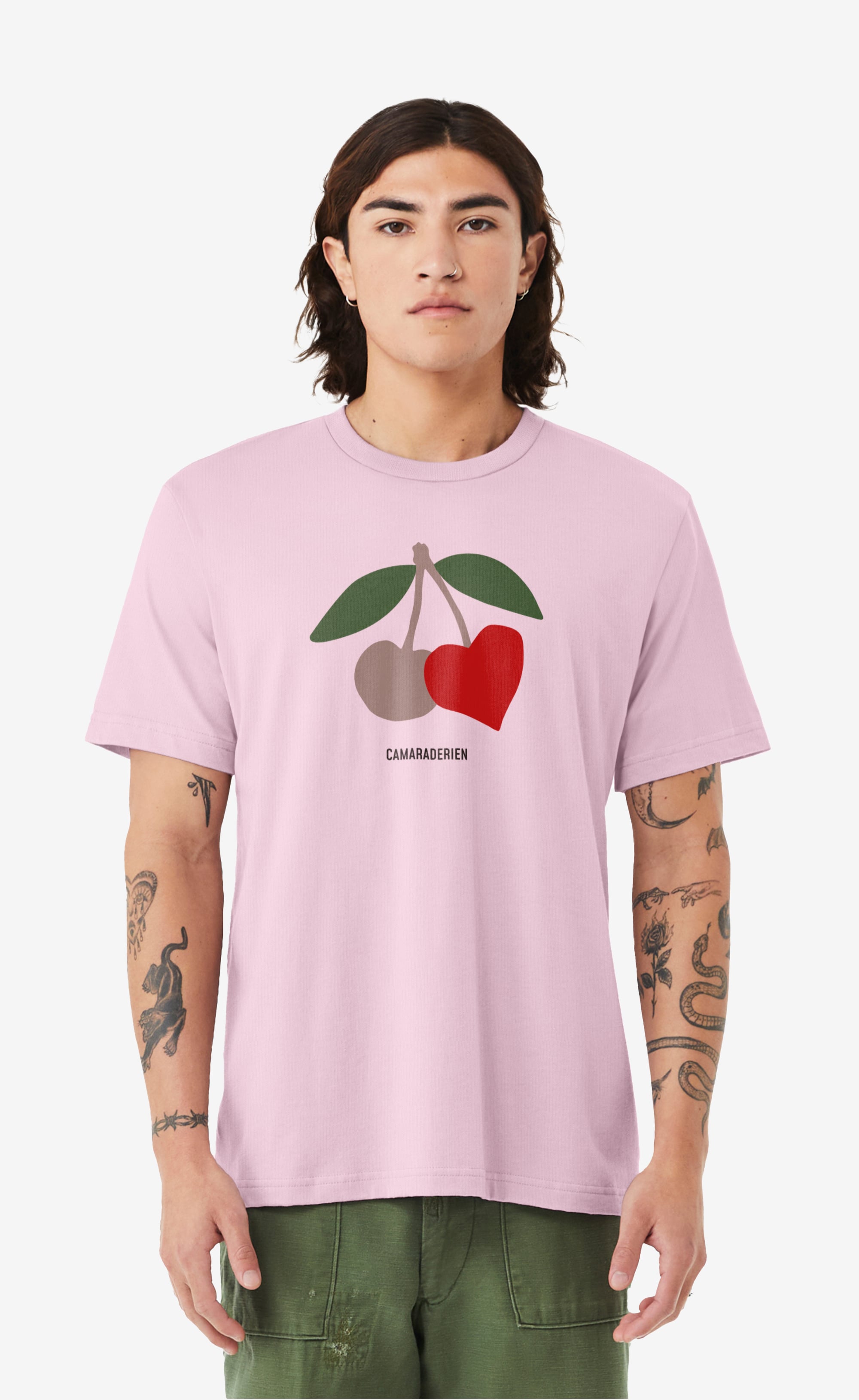 Two Cherries by Heart Unisex Tee