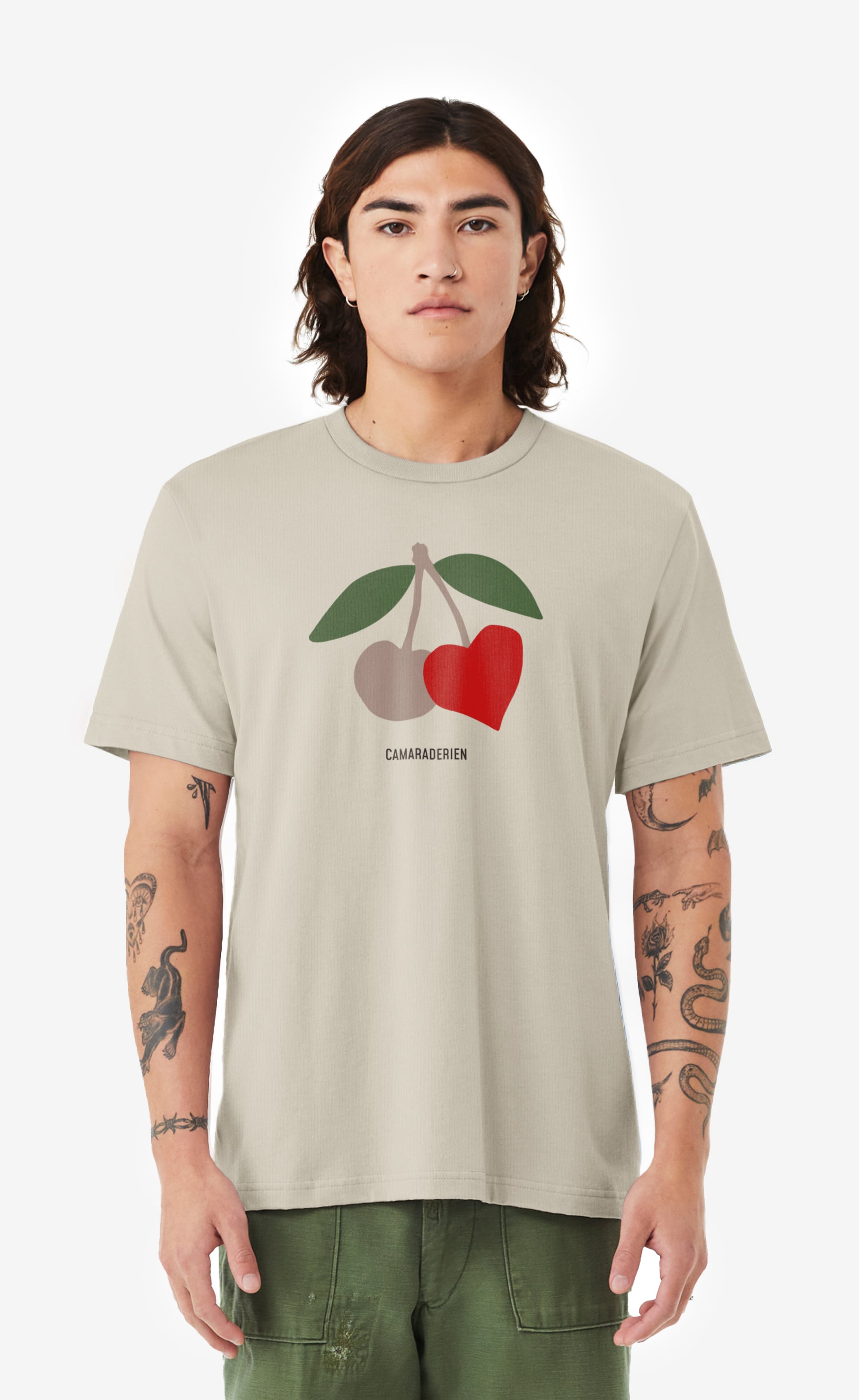 Two Cherries by Heart Unisex Tee