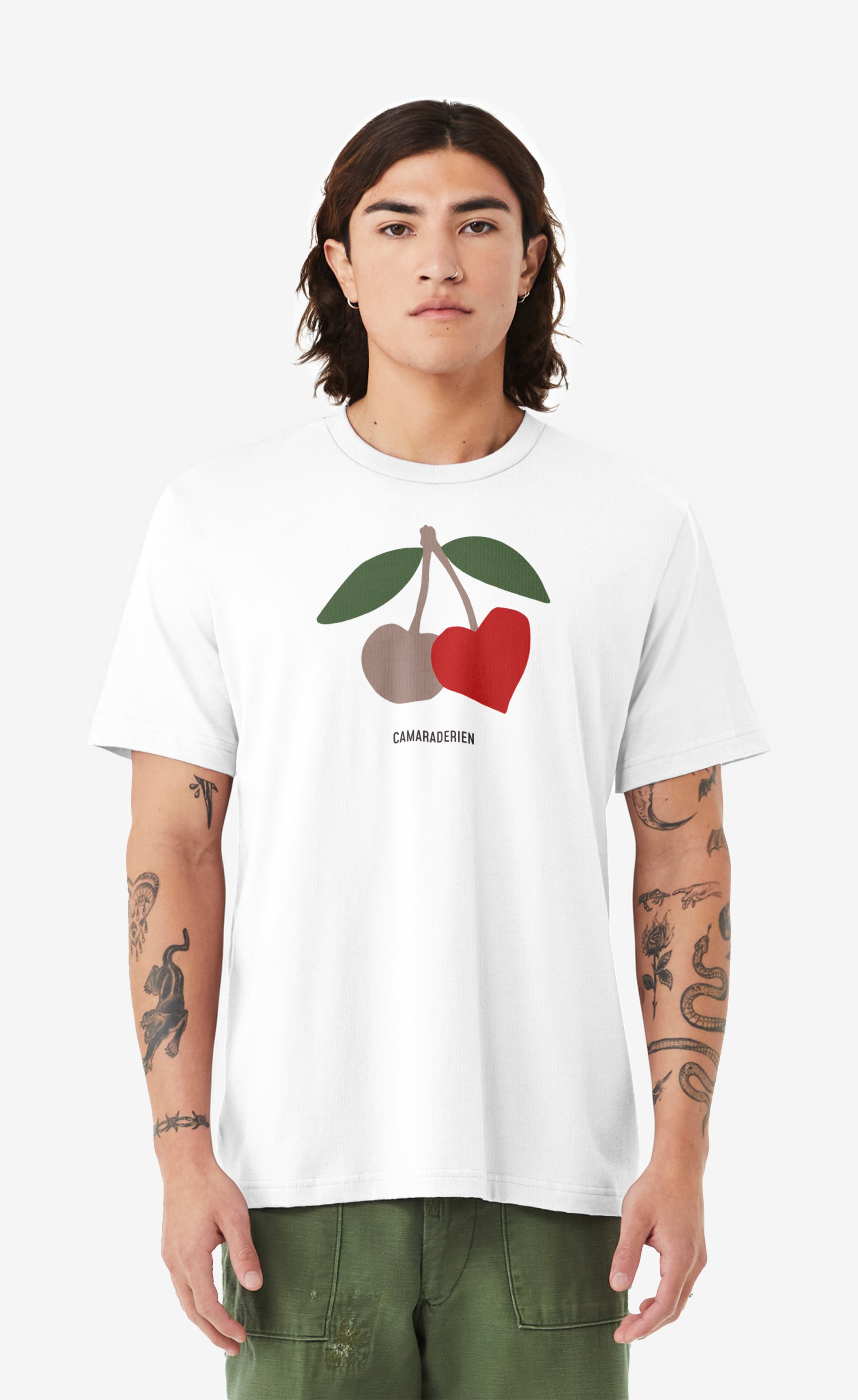 Two Cherries by Heart Unisex Tee