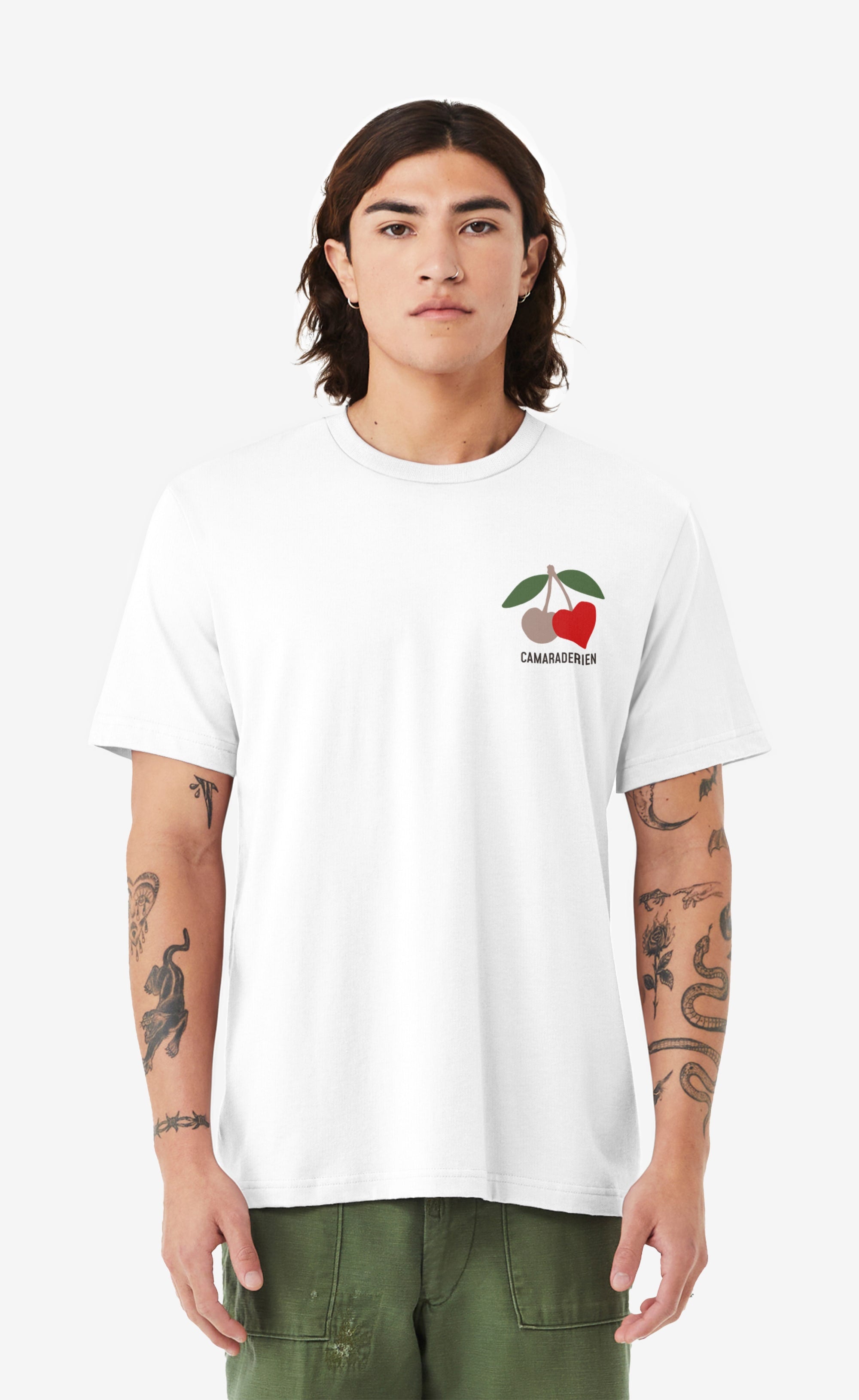 Two Cherries by Heart Unisex Tee